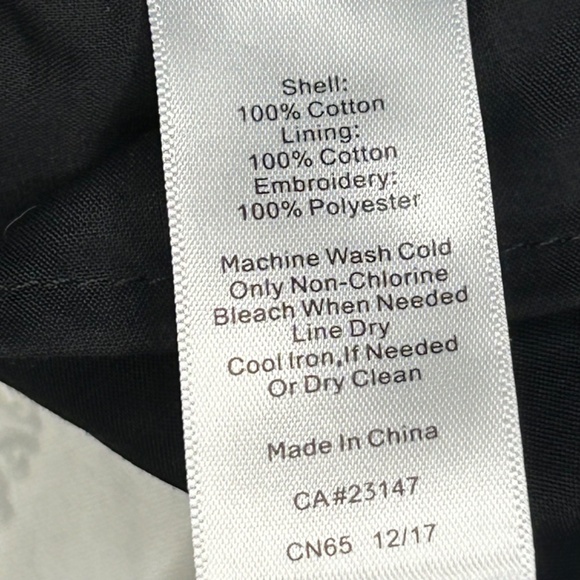 Talbots Dress - Black Embroidered - 10P - Picture 14 of 14